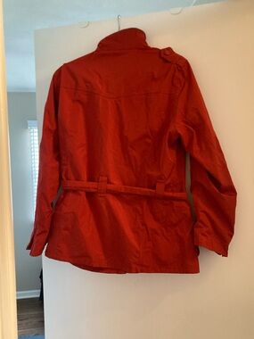 Red Barbour Women's Lightweight Belted Jacket
